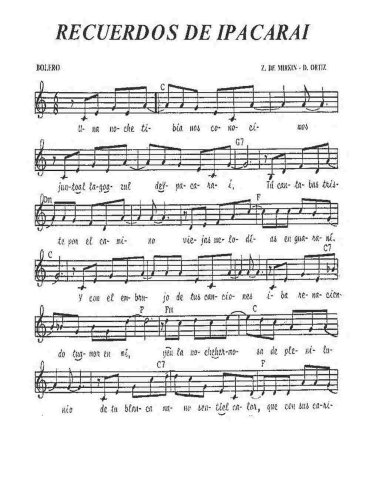 Recuerdos de Ipacaraí